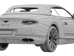 Bentley Continental GT Speed Convertible 3Dモデル