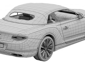 Bentley Continental GT Speed Convertible 3Dモデル