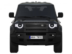Land Rover Defender 90 V8 2022 3D Модель