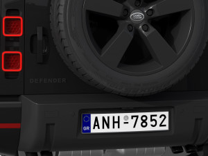 Land Rover Defender 90 V8 2022 3D Модель