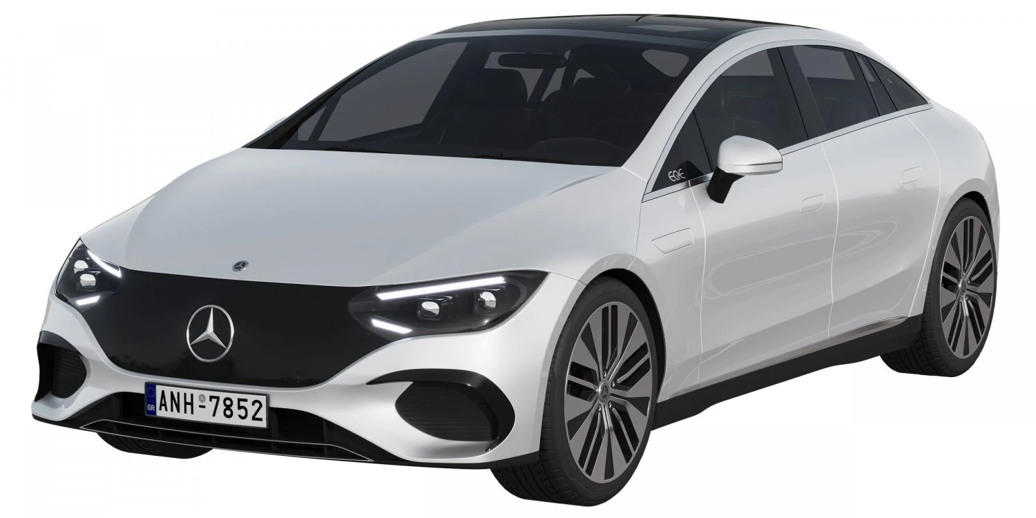 Mercedes-Benz EQE 3D Model .c4d .max .obj .3ds .fbx .stl .blend 