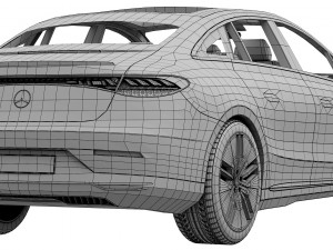 Mercedes-Benz EQE 3D Model