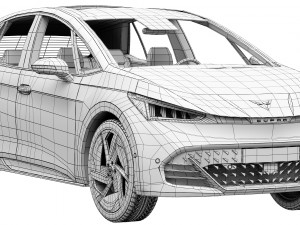 Cupra Born 3Dモデル