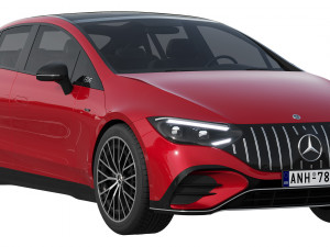 Mercedes-Benz EQE 53 AMG 3D 모델