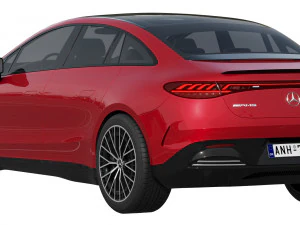 Mercedes-Benz EQE 53 AMG 3D Model