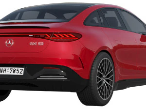 Mercedes-Benz EQE 53 AMG 3D Model