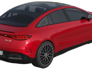 Mercedes-Benz EQE 53 AMG 3D 모델