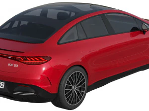 Mercedes-Benz EQE 53 AMG 3D Model