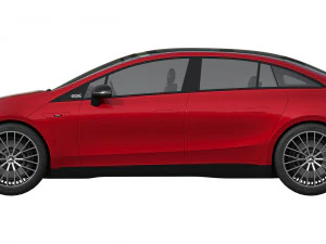 Mercedes-Benz EQE 53 AMG 3D Model