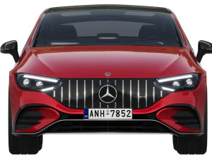 Mercedes-Benz EQE 53 AMG 3D Model