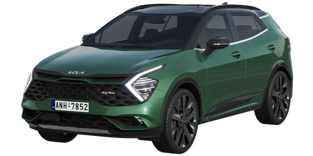 Kia Sportage GT-Line 2022 Model 3D .c4d .max .obj .3ds .fbx .stl .blend 