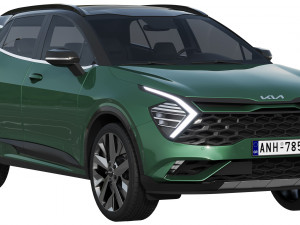 Kia Sportage GT-Line 2022 Model 3D