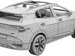 Kia Sportage GT-Line 2022 3D Model