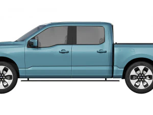 Ford-F-150 Lightning 2022 3D Model
