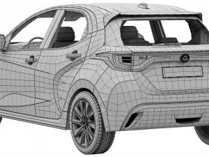 MAZDA 2 HYBRID 2022 Modèle 3D