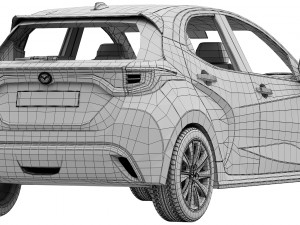 MAZDA 2 HYBRID 2022 Modèle 3D