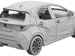 MAZDA 2 HYBRID 2022 Modèle 3D