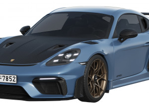 Porsche 718 Cayman GT4 RS 2022 3Dモデル