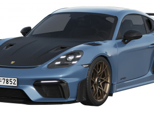 Porsche 718 Cayman GT4 RS 2022 3D Model