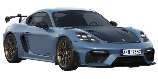 Porsche 718 Cayman GT4 RS 2022 3D Модель in Спортивные 3DExport