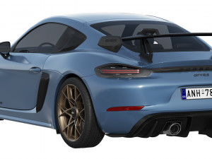 Porsche 718 Cayman GT4 RS 2022 3D Model