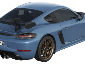 Porsche 718 Cayman GT4 RS 2022 3D Model