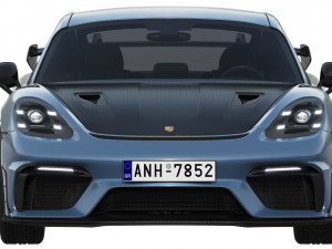 Porsche 718 Cayman GT4 RS 2022 3D Model