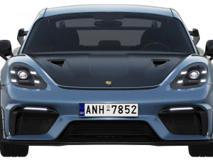 Porsche 718 Cayman GT4 RS 2022 3D Model