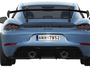 Porsche 718 Cayman GT4 RS 2022 3D Model