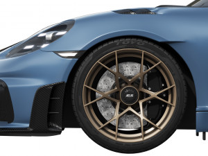 Porsche 718 Cayman GT4 RS 2022 3D Model