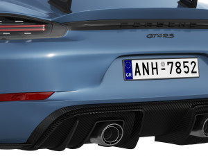 Porsche 718 Cayman GT4 RS 2022 3D Model