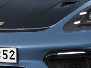 Porsche 718 Cayman GT4 RS 2022 3D Model
