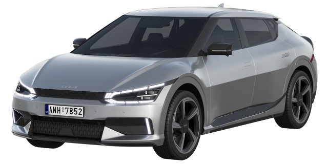Kia EV6 GT 2022 3D Model .c4d .max .obj .3ds .fbx .stl .blend 
