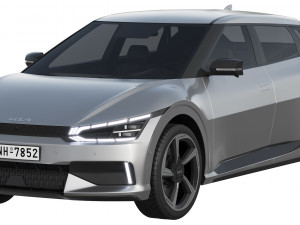 Kia EV6 GT 2022 3D Model
