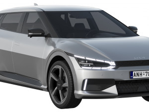 Kia EV6 GT 2022 3D Model
