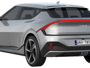 Kia EV6 GT 2022 3D Model