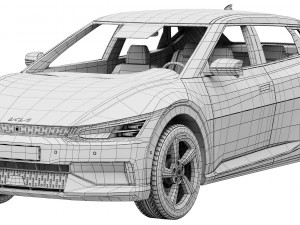 Kia EV6 GT 2022 3D Model