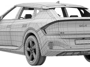 Kia EV6 GT 2022 3D Model