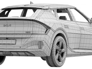 Kia EV6 GT 2022 3D Model