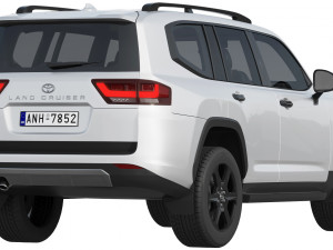 Toyota Land Cruiser GR-Sport 2022 3D 模型