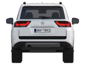 Toyota Land Cruiser GR-Sport 2022 3D 模型