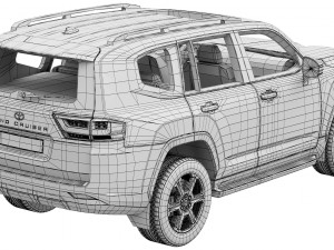 Toyota Land Cruiser GR-Sport 2022 3D 模型