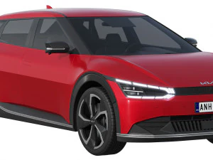 Kia EV6 AIR 2022 3D Model