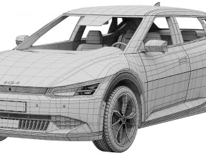 Kia EV6 AIR 2022 3D Model
