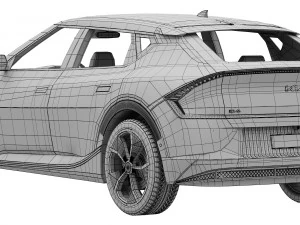 Kia EV6 AIR 2022 3D Model