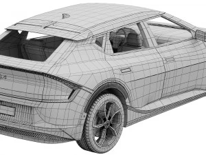 Kia EV6 AIR 2022 3D Model