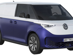 Volkswagen ID Buzz Cargo 2023 3D Model