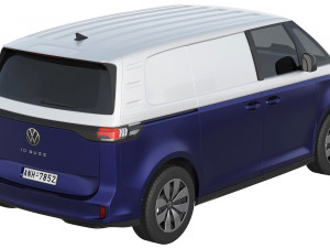 Volkswagen ID Buzz Cargo 2023 3D Model