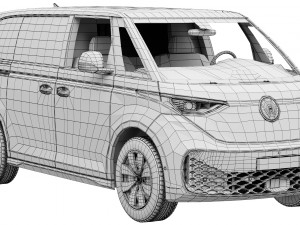 Volkswagen ID Buzz Cargo 2023 3D Model