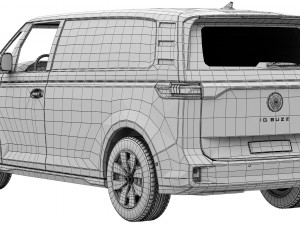 Volkswagen ID Buzz Cargo 2023 3D Model